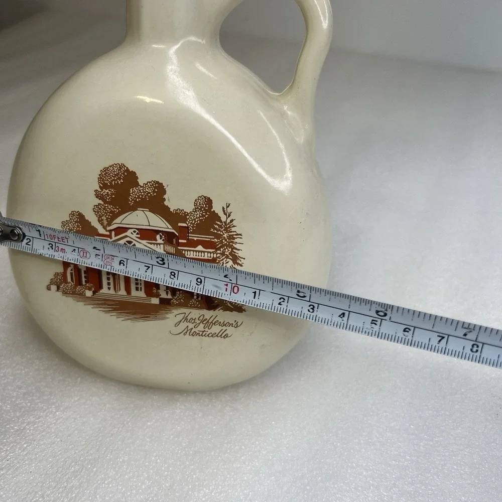 Old‎ Fitzgerald 1849 Thomas Jefferson Monticello Flagship Decanter Liquor Bottle